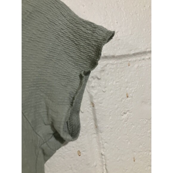 Jessica Simpson Shirt Girls Green Short Sleeve V Neck Pullover Top - Picture 2 of 13